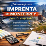 Imagen que muestra el titulo del articulo: ¿Cómo elegir una imprenta en Monterrey para tu empresa?