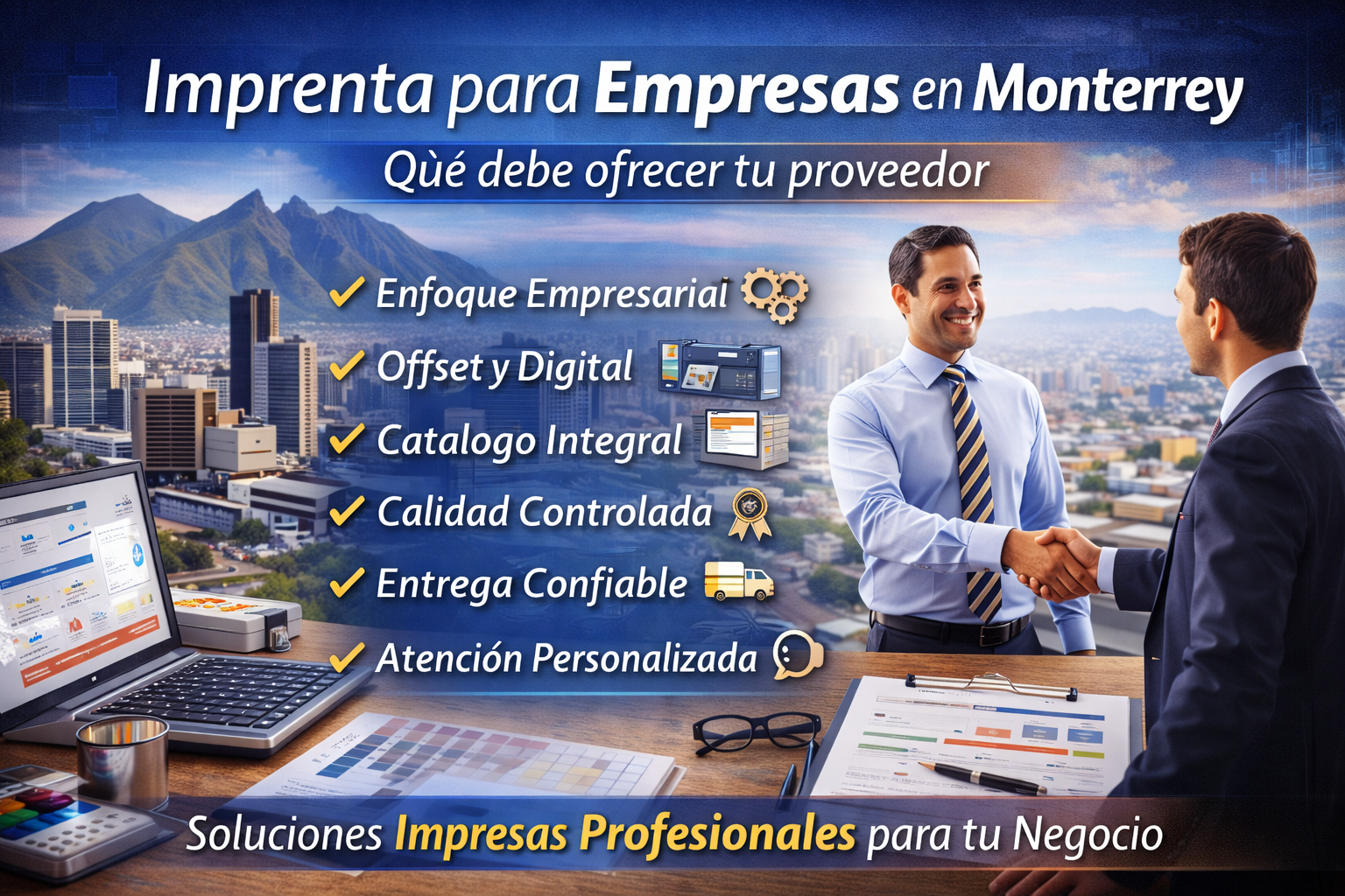 Imagen muestra el titulo de la entrada y de fondo la ciudad de Monterrey